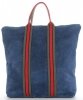 GEANȚĂ DIN PIELE shopper bag Vittoria Gotti denim V689746